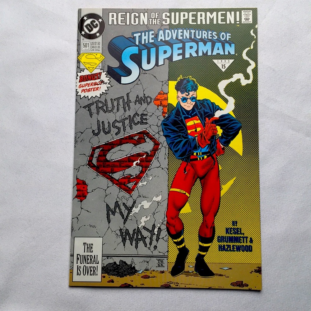 The Adventures of Superman No. 501, Jun ‘93 Reign of the Supermen DC Comics